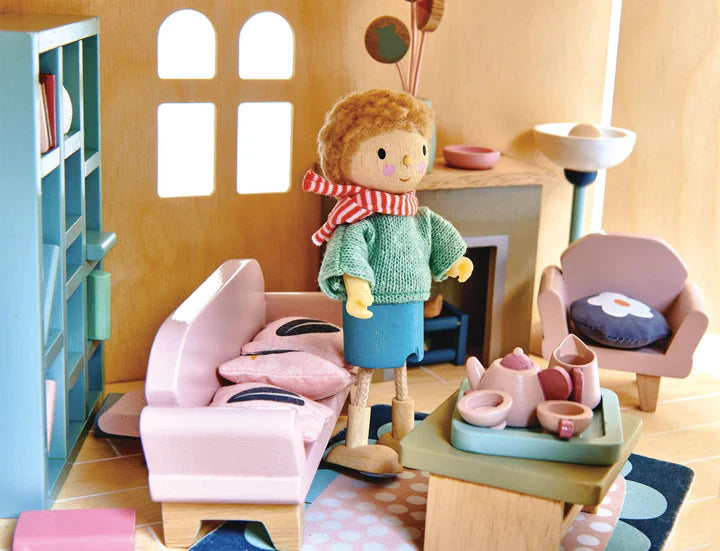 Create a Magical Miniature World with Our Dolls House Sitting Room Furniture Set