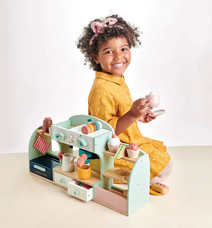 Bird's Nest Café Wooden Play Set: The Ultimate Pretend Coffee Shop Experience for Children