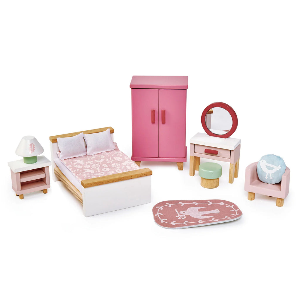 Doll Family & Furniture Collection (5 Room Sets & Doll Family)