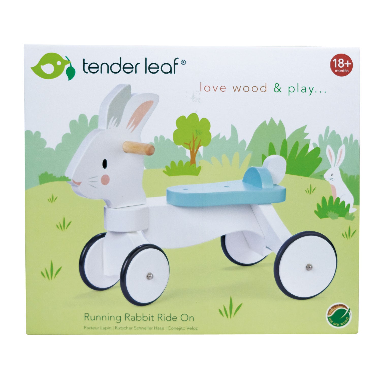Running Rabbit Ride On – Tender Leaf Toys Canada
