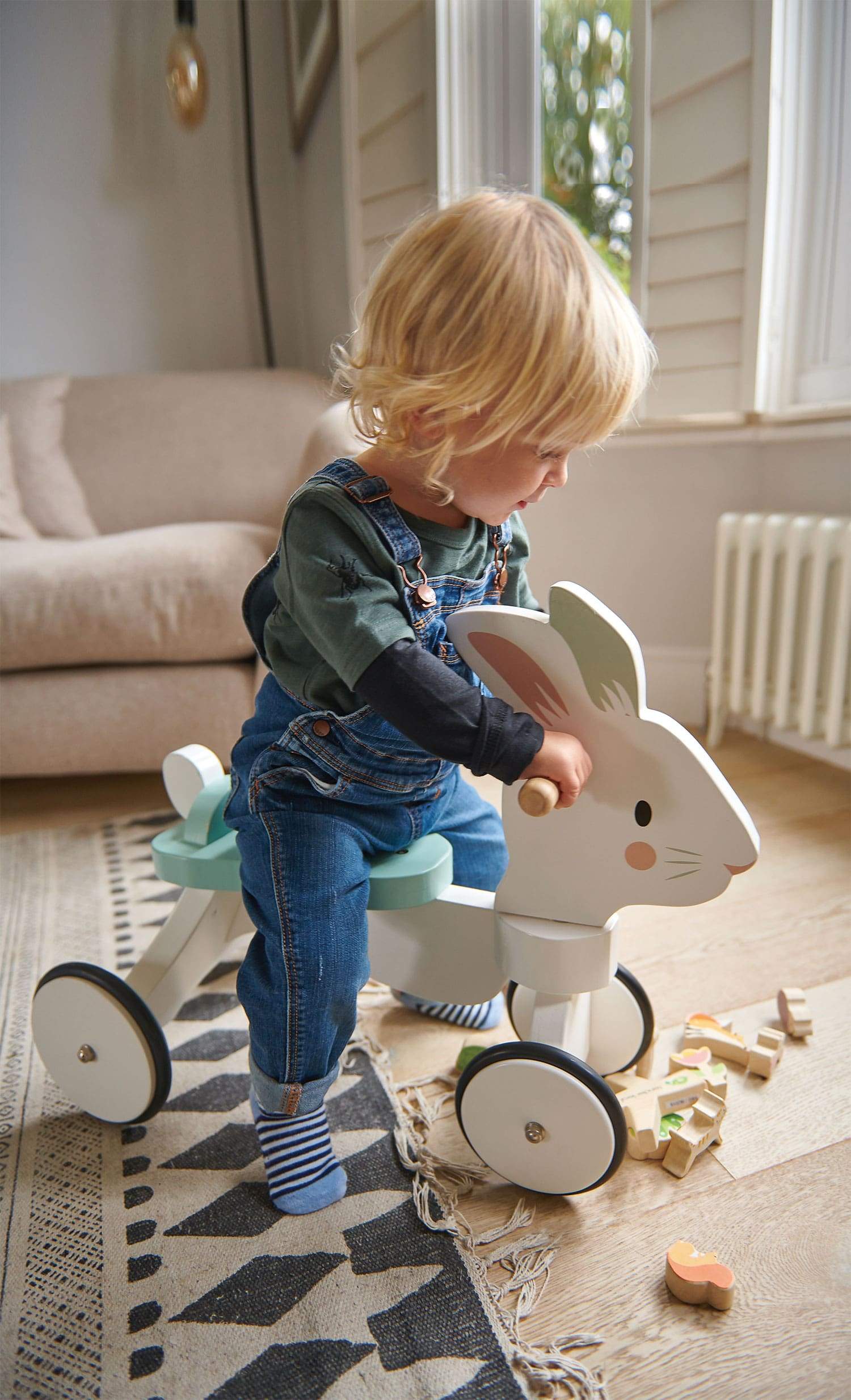 Running Rabbit Ride On – Tender Leaf Toys Canada