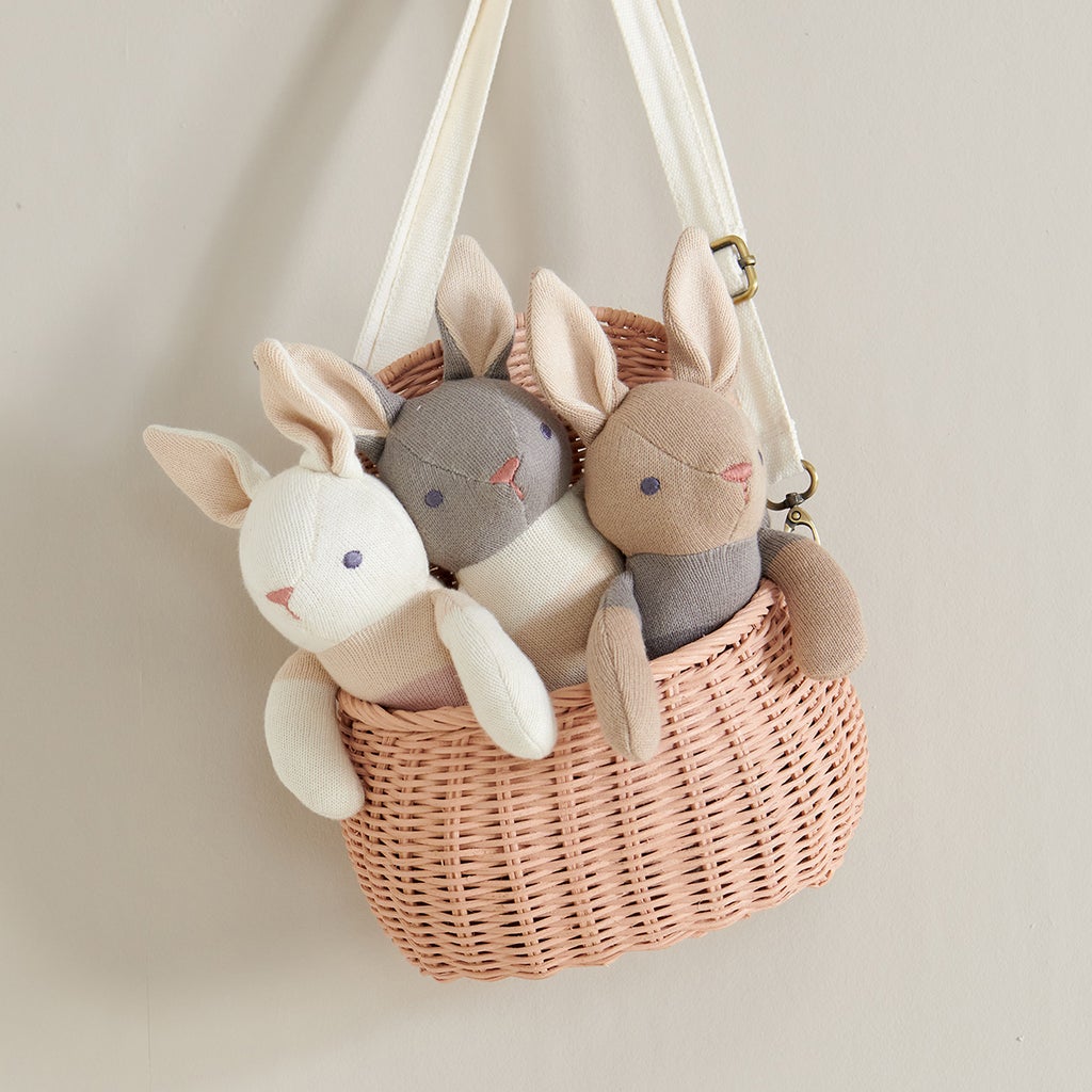 Baby Threads Grey Bunny Doll – Tender Leaf Toys Canada