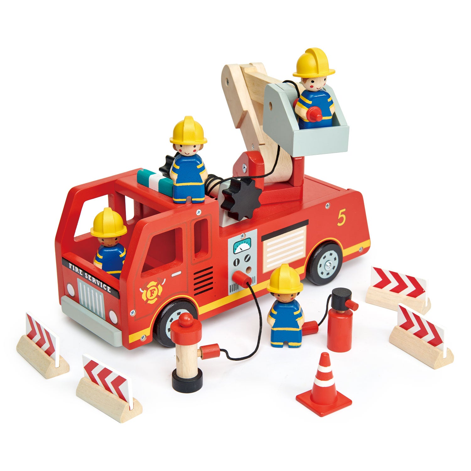 Fire Engine – Tender Leaf Toys Canada