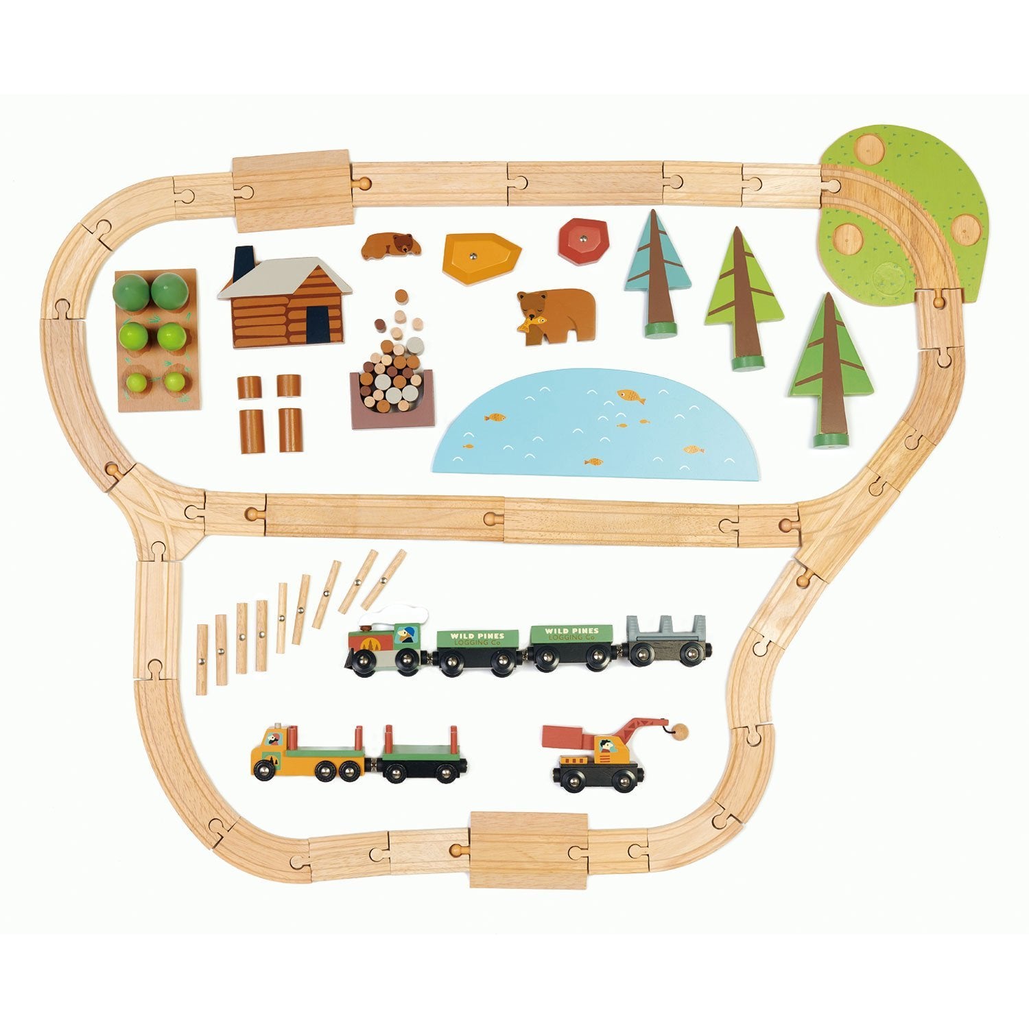 Wild Pines train Set – Tender Leaf Toys Canada
